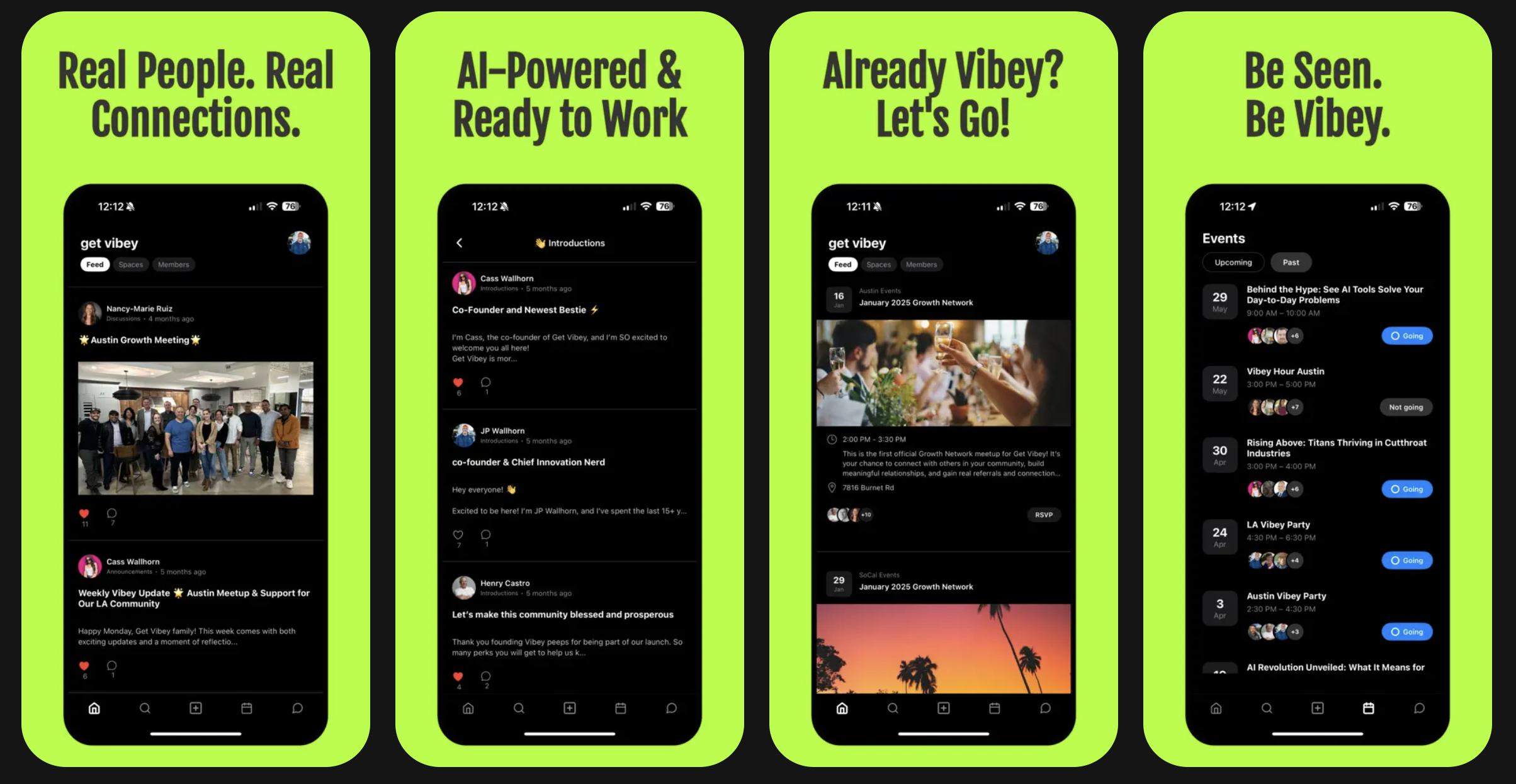 Get Vibey app