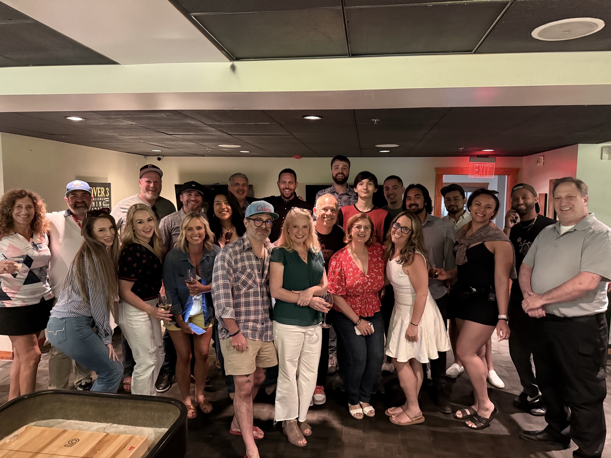 Vibey members together at a monthly meetup